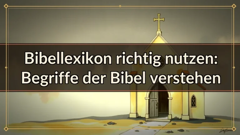 Bibellexikon richtig nutzen: Begriffe der Bibel verstehen