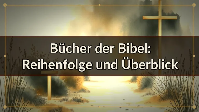 Bücher der Bibel: Reihenfolge und Überblick Bücher der Bibel: Reihenfolge und Überblick