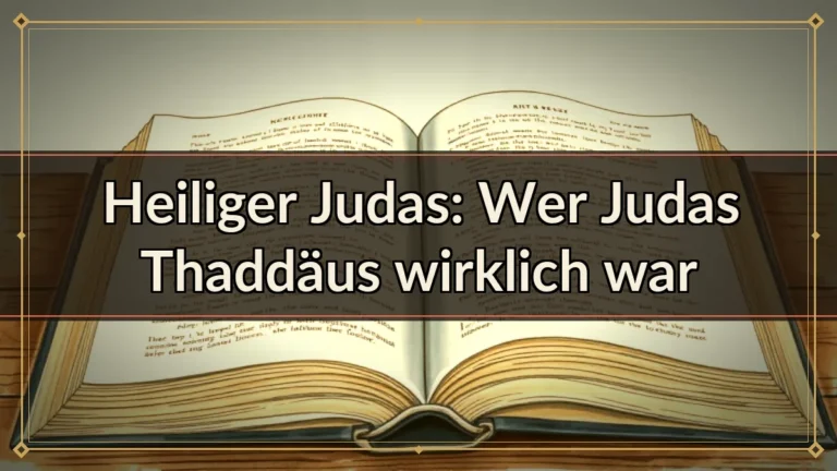 Heiliger Judas: Wer Judas Thaddäus wirklich war Heiliger Judas: Wer Judas Thaddäus wirklich war