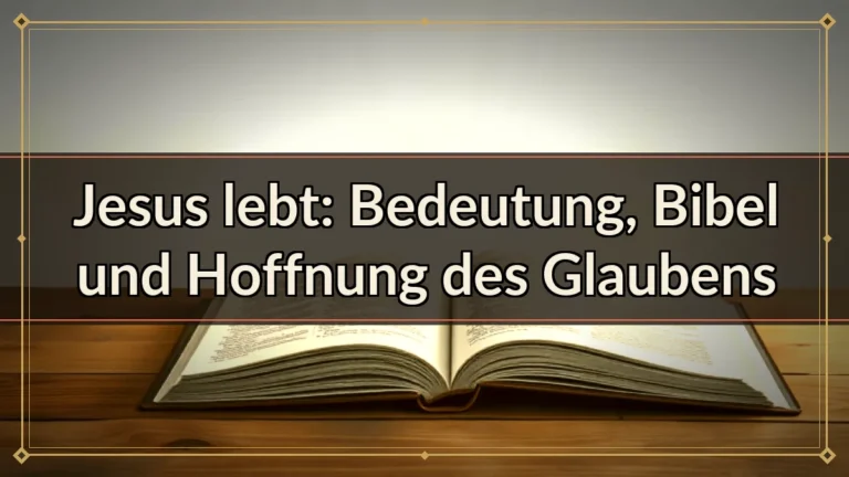 Jesus lebt: Bedeutung, Bibel und Hoffnung des Glaubens Jesus lebt: Bedeutung, Bibel und Hoffnung des Glaubens