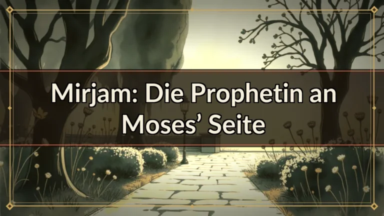 Mirjam: Die Prophetin an Moses’ Seite