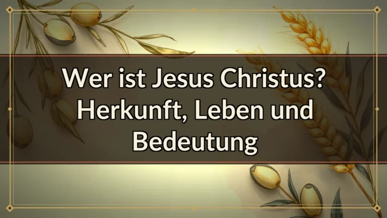 Wer ist Jesus Christus? Herkunft, Leben und Bedeutung