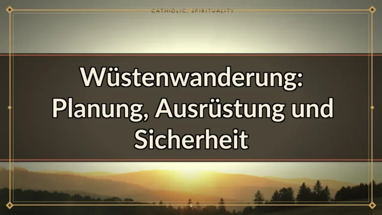Wüstenwanderung: Planung, Ausrüstung und Sicherheit