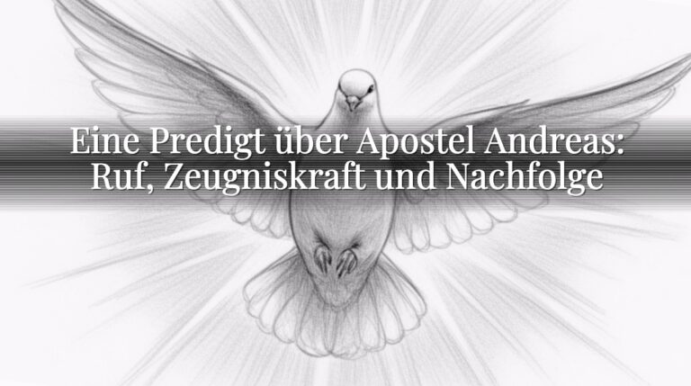 Eine Predigt über Apostel Andreas: Ruf, Zeugniskraft und Nachfolge