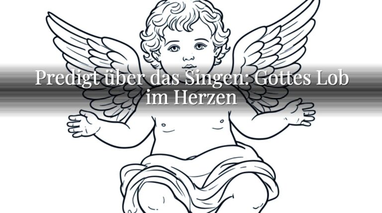 Predigt über das Singen: Gottes Lob im Herzen