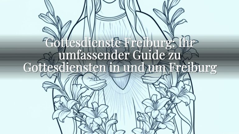 Gottesdienste Freiburg: Ihr umfassender Guide zu Gottesdiensten in und um Freiburg