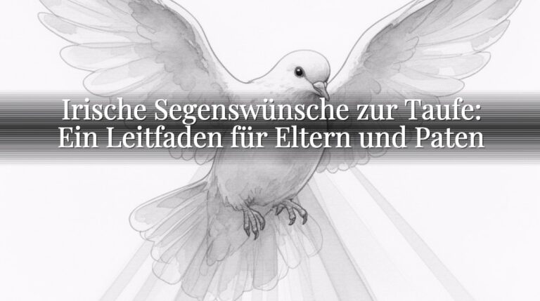 Irische Segenswünsche zur Taufe: Ein Leitfaden für Eltern und Paten