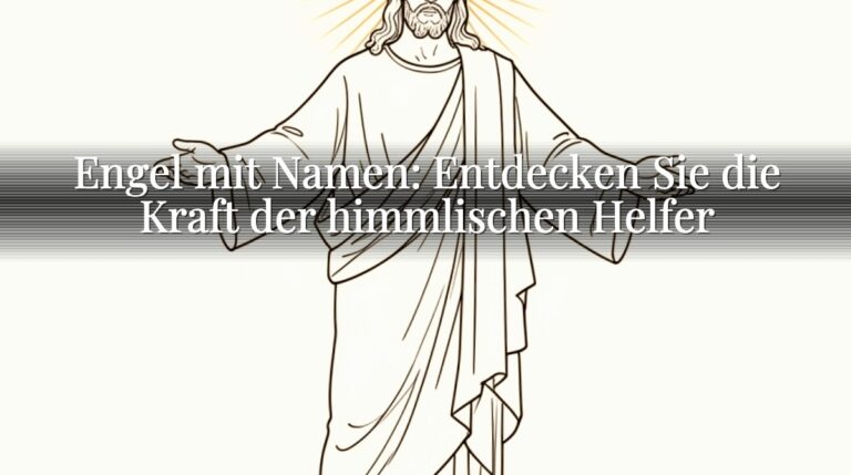 Engel mit Namen: Entdecken Sie die Kraft der himmlischen Helfer