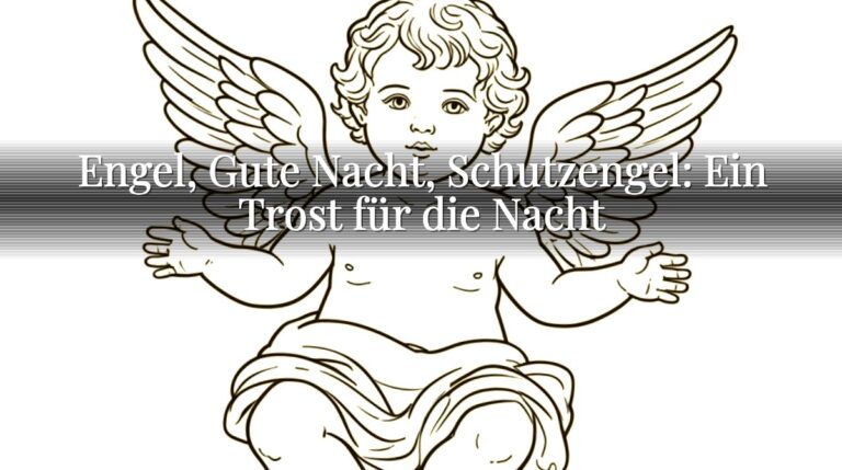 Engel, Gute Nacht, Schutzengel: Ein Trost für die Nacht
