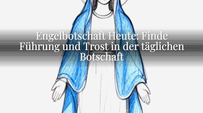 Engelbotschaft Heute: Finde Führung und Trost in der täglichen Botschaft Engelbotschaft Heute: Finde Führung und Trost in der täglichen Botschaft