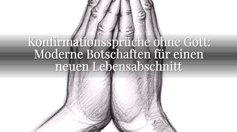 Konfirmationssprüche ohne Gott: Moderne Botschaften für einen neuen Lebensabschnitt Konfirmationssprüche ohne Gott: Moderne Botschaften für einen neuen Lebensabschnitt