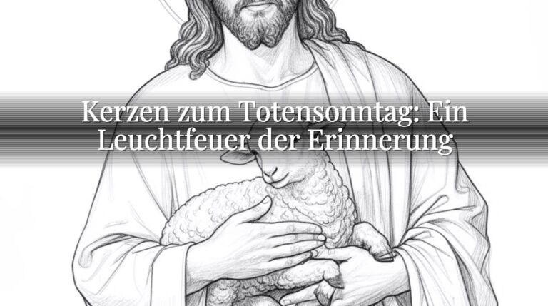 Kerzen zum Totensonntag: Ein Leuchtfeuer der Erinnerung Kerzen zum Totensonntag: Ein Leuchtfeuer der Erinnerung