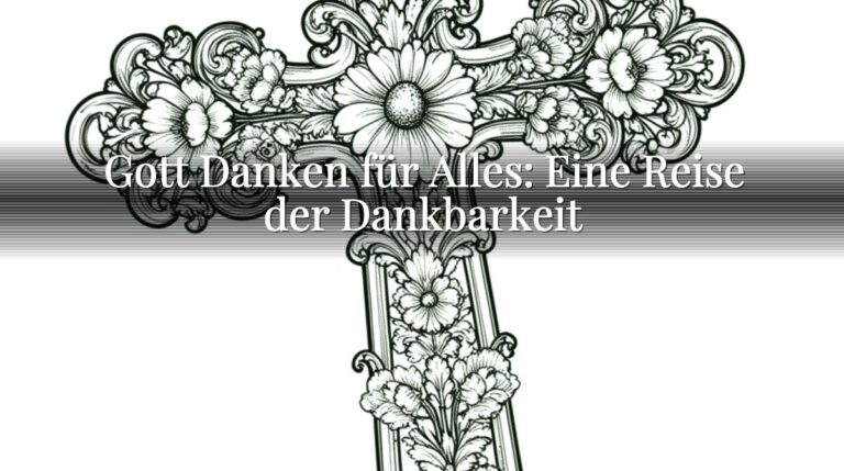 Gott Danken für Alles: Eine Reise der Dankbarkeit
