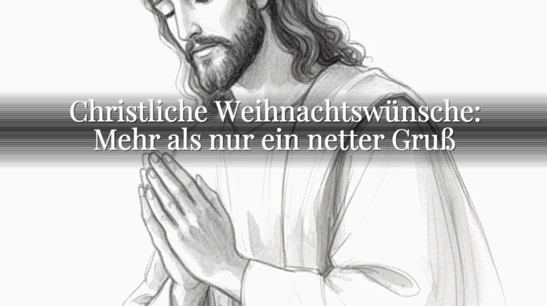 Christliche Weihnachtswünsche: Mehr als nur ein netter Gruß