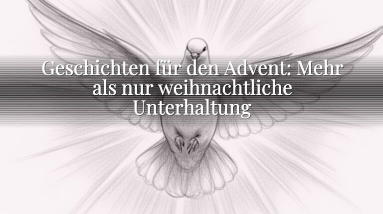 Geschichten für den Advent: Mehr als nur weihnachtliche Unterhaltung Geschichten für den Advent: Mehr als nur weihnachtliche Unterhaltung