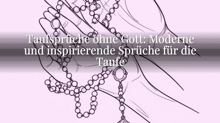 Taufsprüche ohne Gott: Moderne und inspirierende Sprüche für die Taufe Taufsprüche ohne Gott: Moderne und inspirierende Sprüche für die Taufe