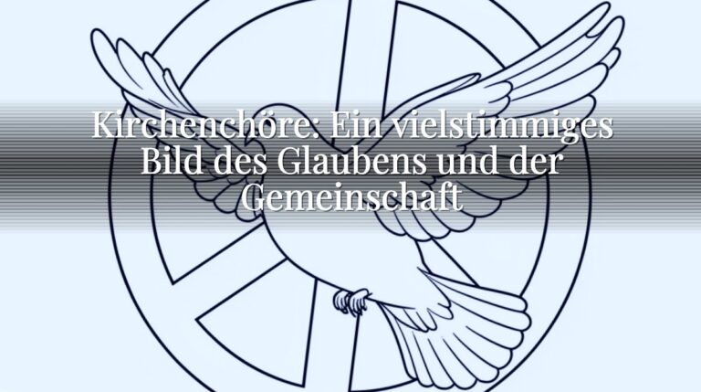 Kirchenchöre: Ein vielstimmiges Bild des Glaubens und der Gemeinschaft