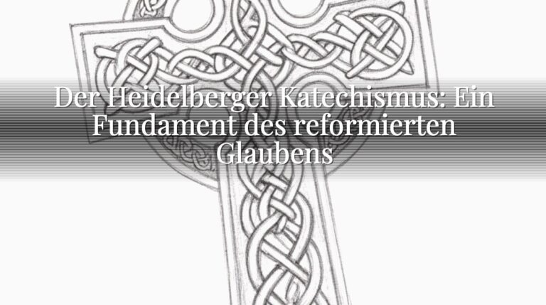 Der Heidelberger Katechismus: Ein Fundament des reformierten Glaubens Der Heidelberger Katechismus: Ein Fundament des reformierten Glaubens