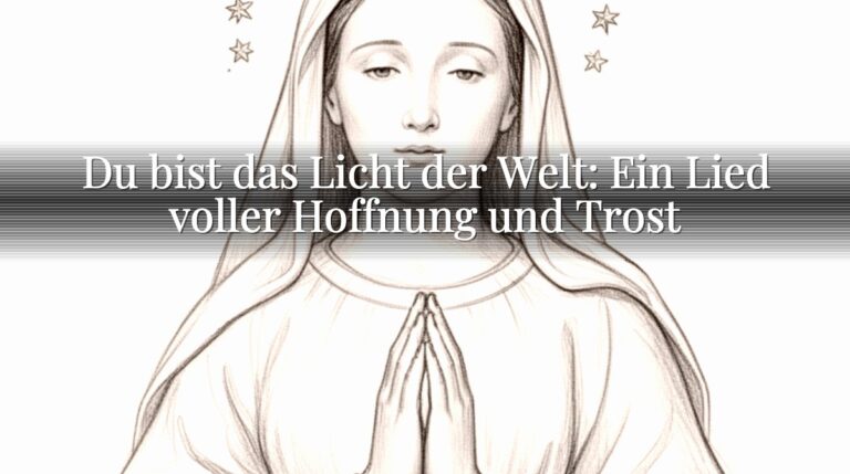 Du bist das Licht der Welt: Ein Lied voller Hoffnung und Trost