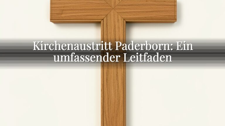 Kirchenaustritt Paderborn: Ein umfassender Leitfaden