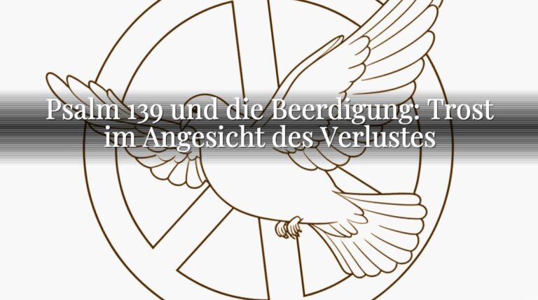 Psalm 139 und die Beerdigung: Trost im Angesicht des Verlustes