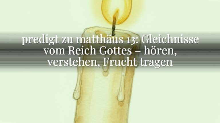 predigt zu matthäus 13: Gleichnisse vom Reich Gottes – hören, verstehen, Frucht tragen predigt zu matthäus 13: Gleichnisse vom Reich Gottes – hören, verstehen, Frucht tragen