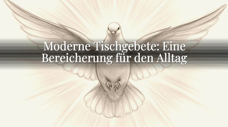 Moderne Tischgebete: Eine Bereicherung für den Alltag Moderne Tischgebete: Eine Bereicherung für den Alltag