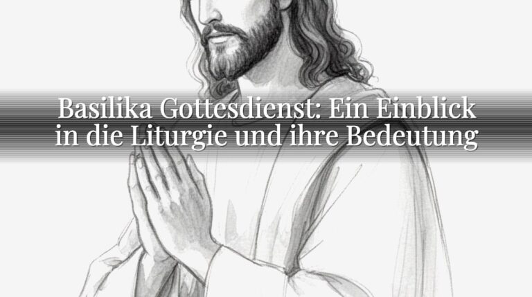 Basilika Gottesdienst: Ein Einblick in die Liturgie und ihre Bedeutung Basilika Gottesdienst: Ein Einblick in die Liturgie und ihre Bedeutung