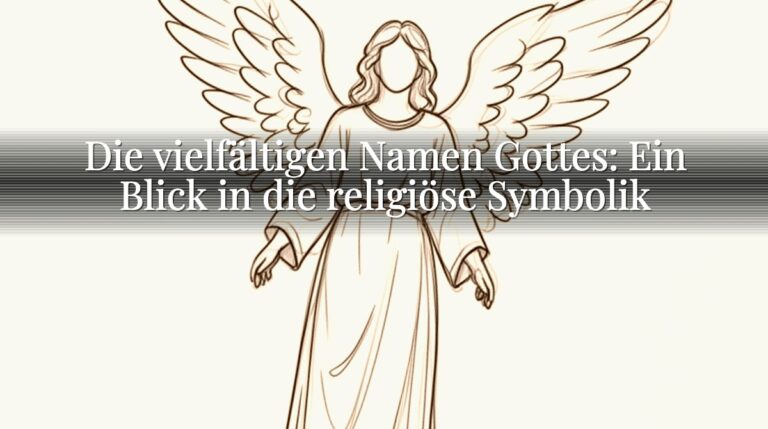 Die vielfältigen Namen Gottes: Ein Blick in die religiöse Symbolik Die vielfältigen Namen Gottes: Ein Blick in die religiöse Symbolik