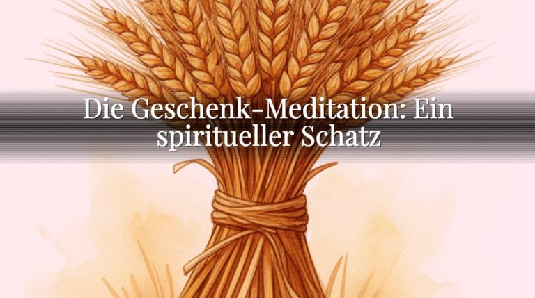 Die Geschenk-Meditation: Ein spiritueller Schatz