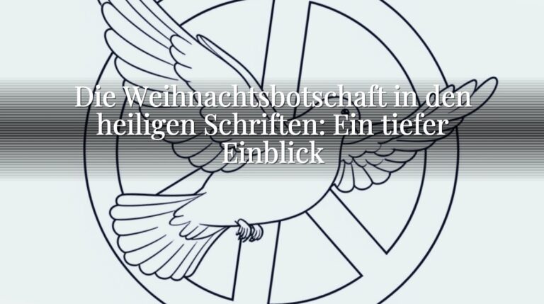 Die Weihnachtsbotschaft in den heiligen Schriften: Ein tiefer Einblick