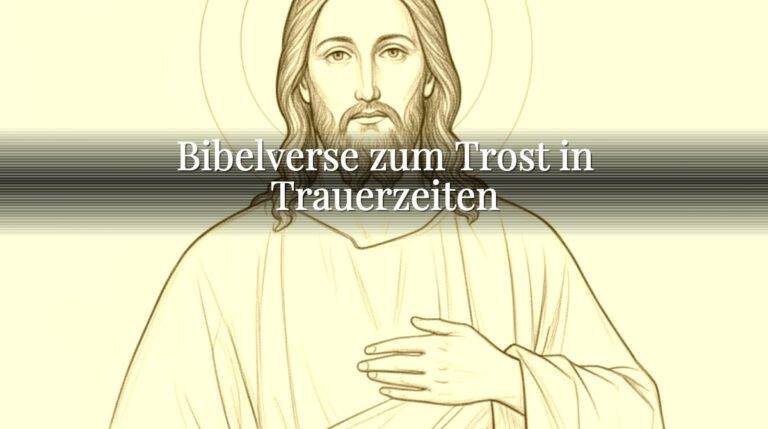 Bibelverse zum Trost in Trauerzeiten
