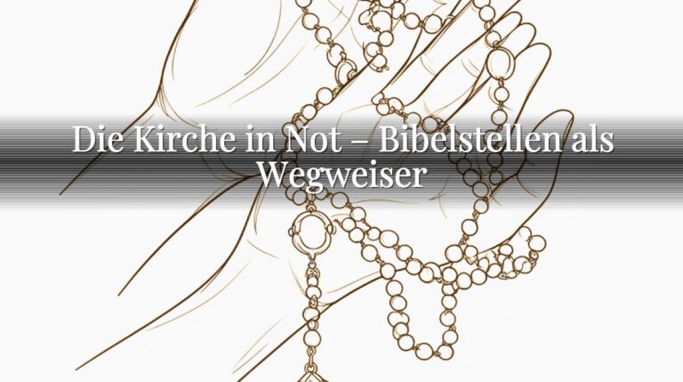 Die Kirche in Not – Bibelstellen als Wegweiser