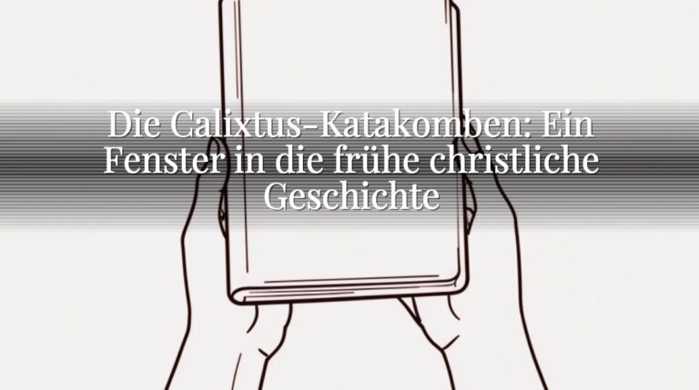 Die Calixtus-Katakomben: Ein Fenster in die frühe christliche Geschichte Die Calixtus-Katakomben: Ein Fenster in die frühe christliche Geschichte