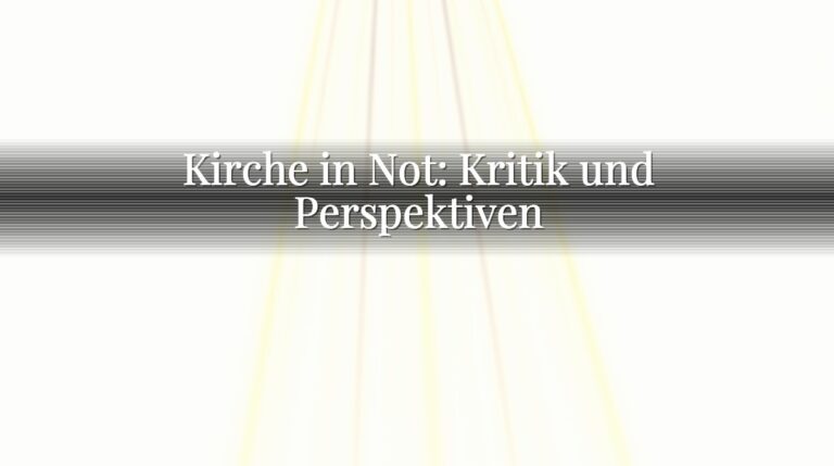 Kirche in Not: Kritik und Perspektiven
