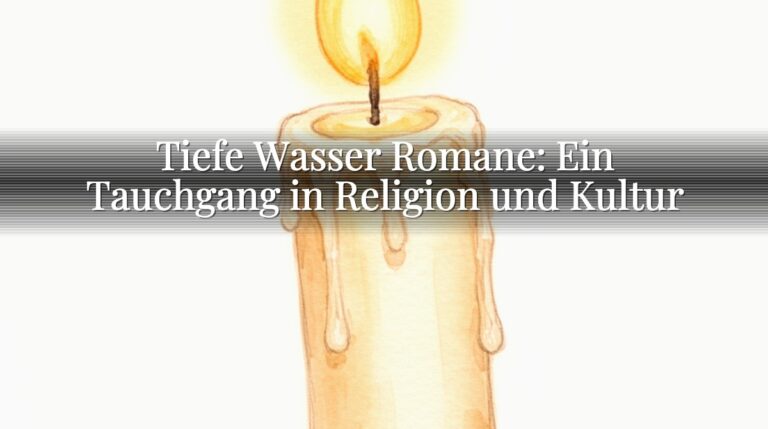 Tiefe Wasser Romane: Ein Tauchgang in Religion und Kultur