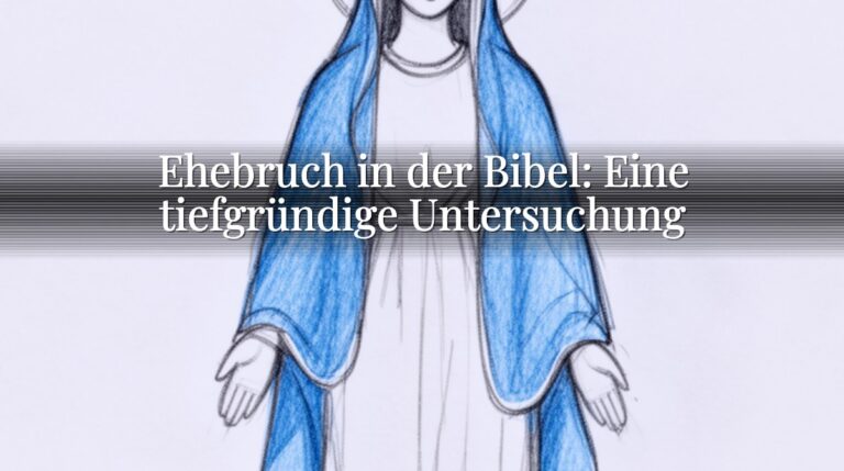 Ehebruch in der Bibel: Eine tiefgründige Untersuchung Ehebruch in der Bibel: Eine tiefgründige Untersuchung