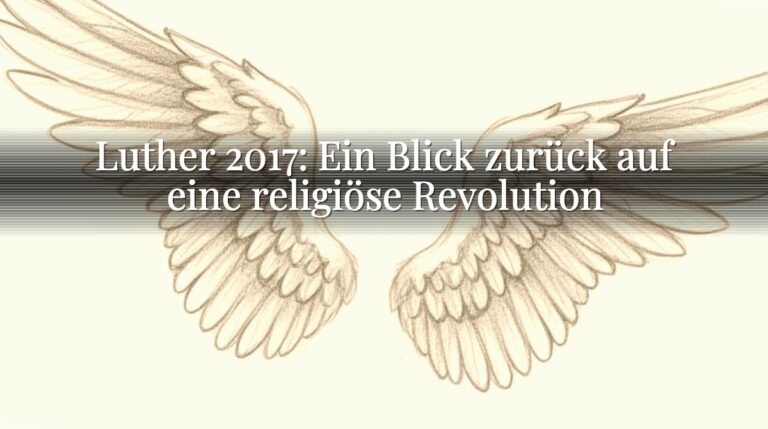Luther 2017: Ein Blick zurück auf eine religiöse Revolution Luther 2017: Ein Blick zurück auf eine religiöse Revolution