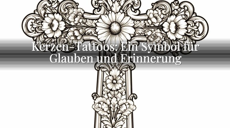 Kerzen-Tattoos: Ein Symbol für Glauben und Erinnerung