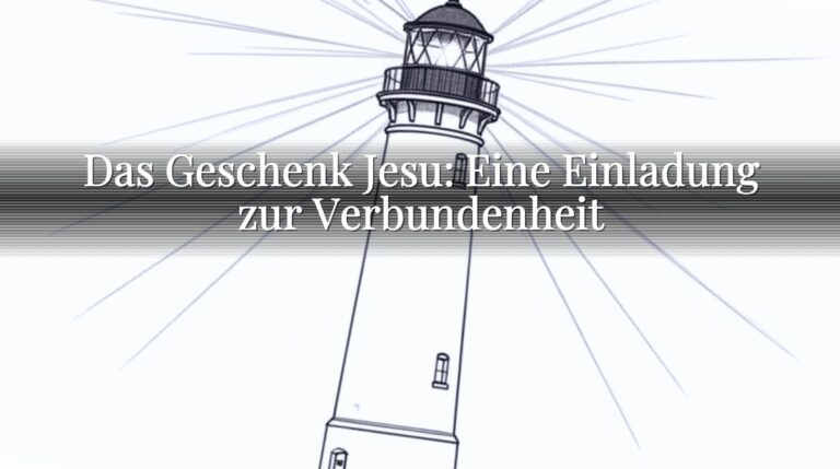 Das Geschenk Jesu: Eine Einladung zur Verbundenheit Das Geschenk Jesu: Eine Einladung zur Verbundenheit