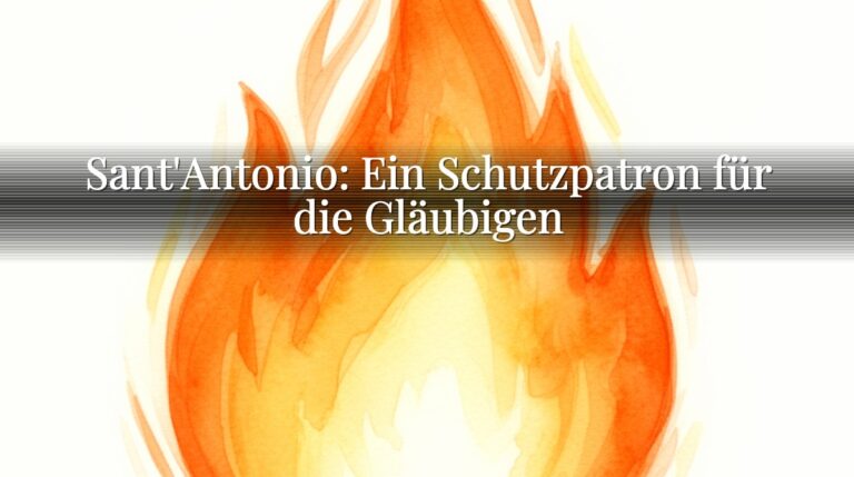 Sant'Antonio: Ein Schutzpatron für die Gläubigen