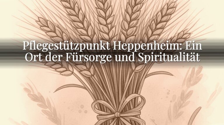Pflegestützpunkt Heppenheim: Ein Ort der Fürsorge und Spiritualität Pflegestützpunkt Heppenheim: Ein Ort der Fürsorge und Spiritualität