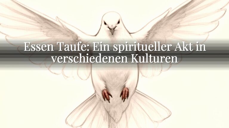 Essen Taufe: Ein spiritueller Akt in verschiedenen Kulturen Essen Taufe: Ein spiritueller Akt in verschiedenen Kulturen