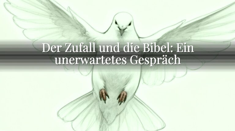 Der Zufall und die Bibel: Ein unerwartetes Gespräch Der Zufall und die Bibel: Ein unerwartetes Gespräch