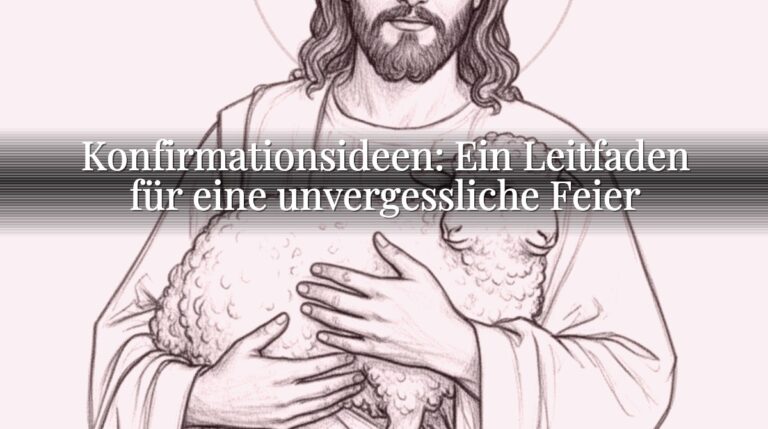 Konfirmationsideen: Ein Leitfaden für eine unvergessliche Feier Konfirmationsideen: Ein Leitfaden für eine unvergessliche Feier