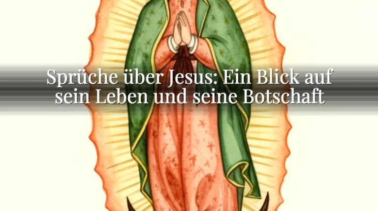 Sprüche über Jesus: Ein Blick auf sein Leben und seine Botschaft Sprüche über Jesus: Ein Blick auf sein Leben und seine Botschaft