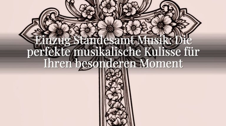 Einzug Standesamt Musik: Die perfekte musikalische Kulisse für Ihren besonderen Moment