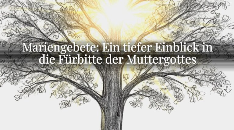 Mariengebete: Ein tiefer Einblick in die Fürbitte der Muttergottes Mariengebete: Ein tiefer Einblick in die Fürbitte der Muttergottes