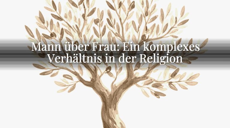 Mann über Frau: Ein komplexes Verhältnis in der Religion