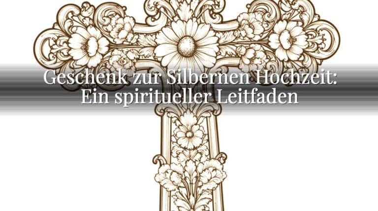 Geschenk zur Silbernen Hochzeit: Ein spiritueller Leitfaden